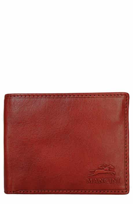RFID Secure Leather Bifold Wallet