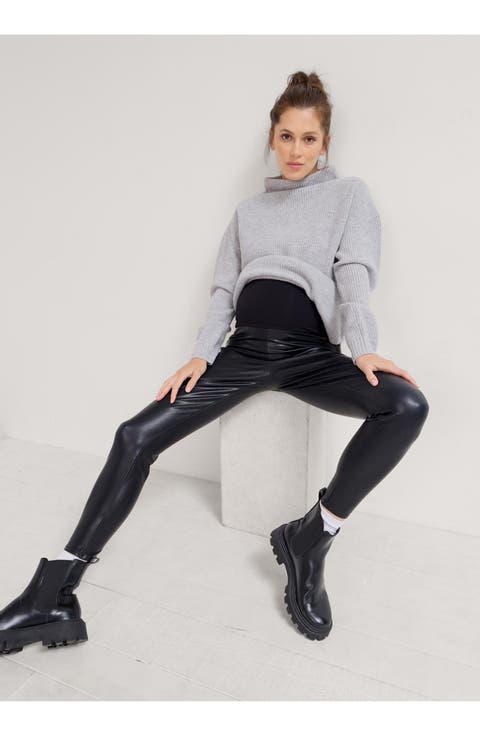 The Vegan Stretch Leather Legging