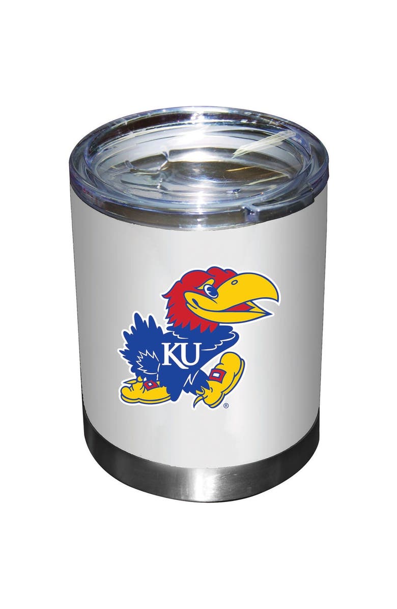 THE MEMORY COMPANY Kansas Jayhawks 12oz. Team Lowball Tumbler, Main, color, White