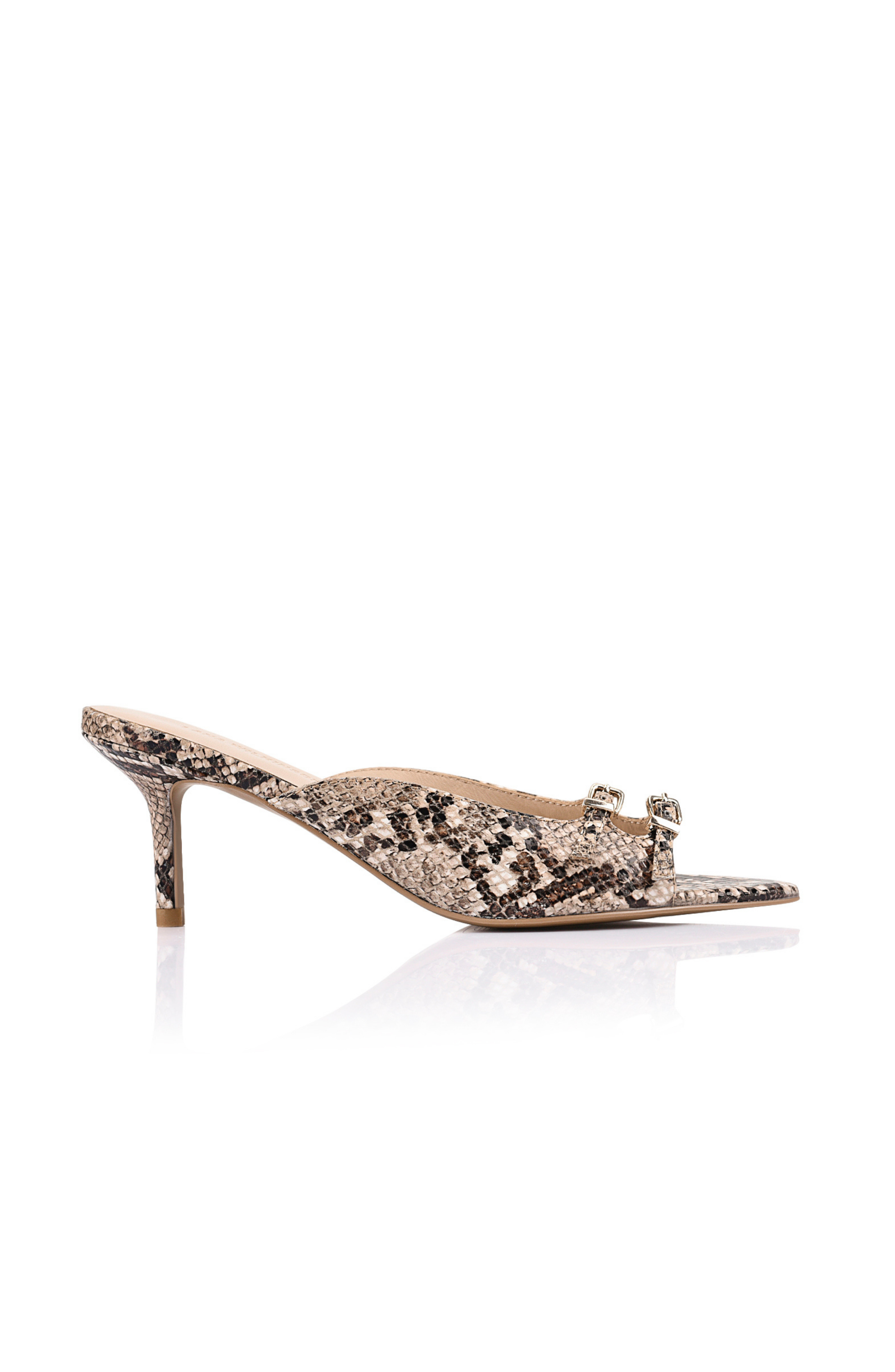  Beige Snake-Print
