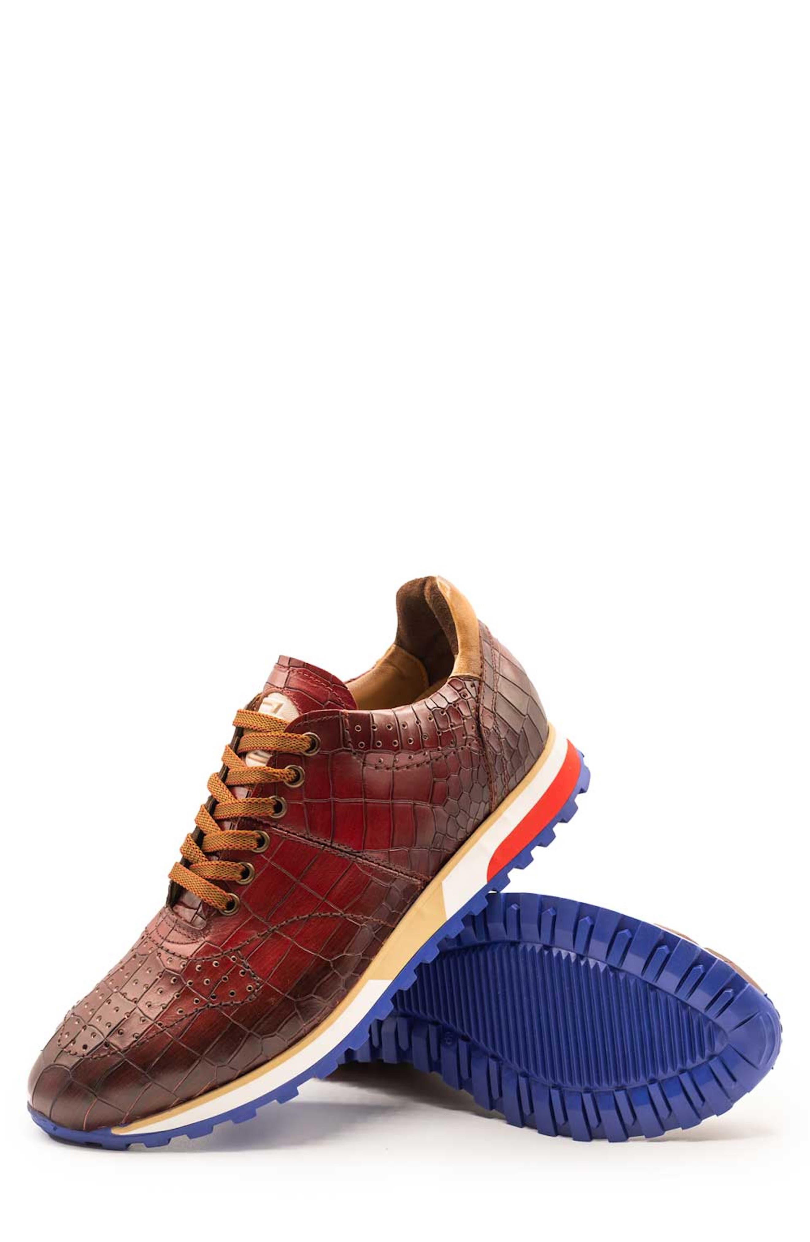 Zelli Italia Rocco Sneaker, Alternate, color, Brown
