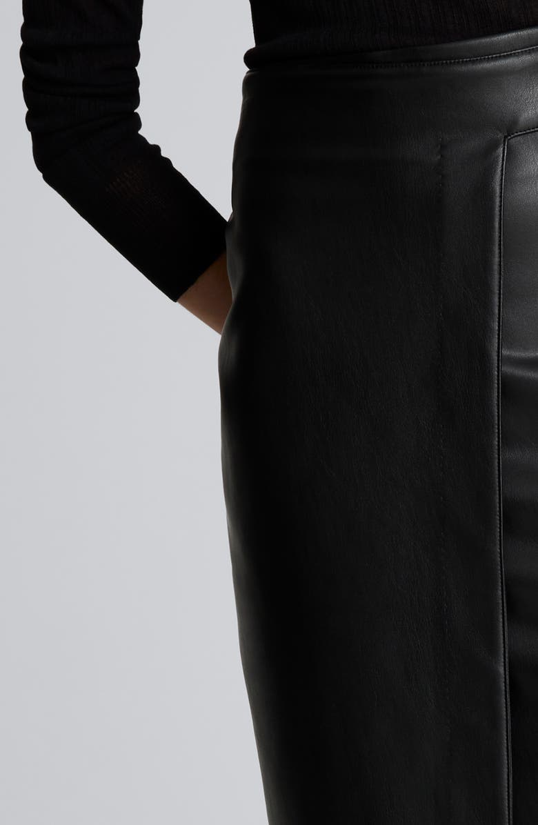 Kenneth Cole Faux Leather Pencil Skirt, Alternate, color,