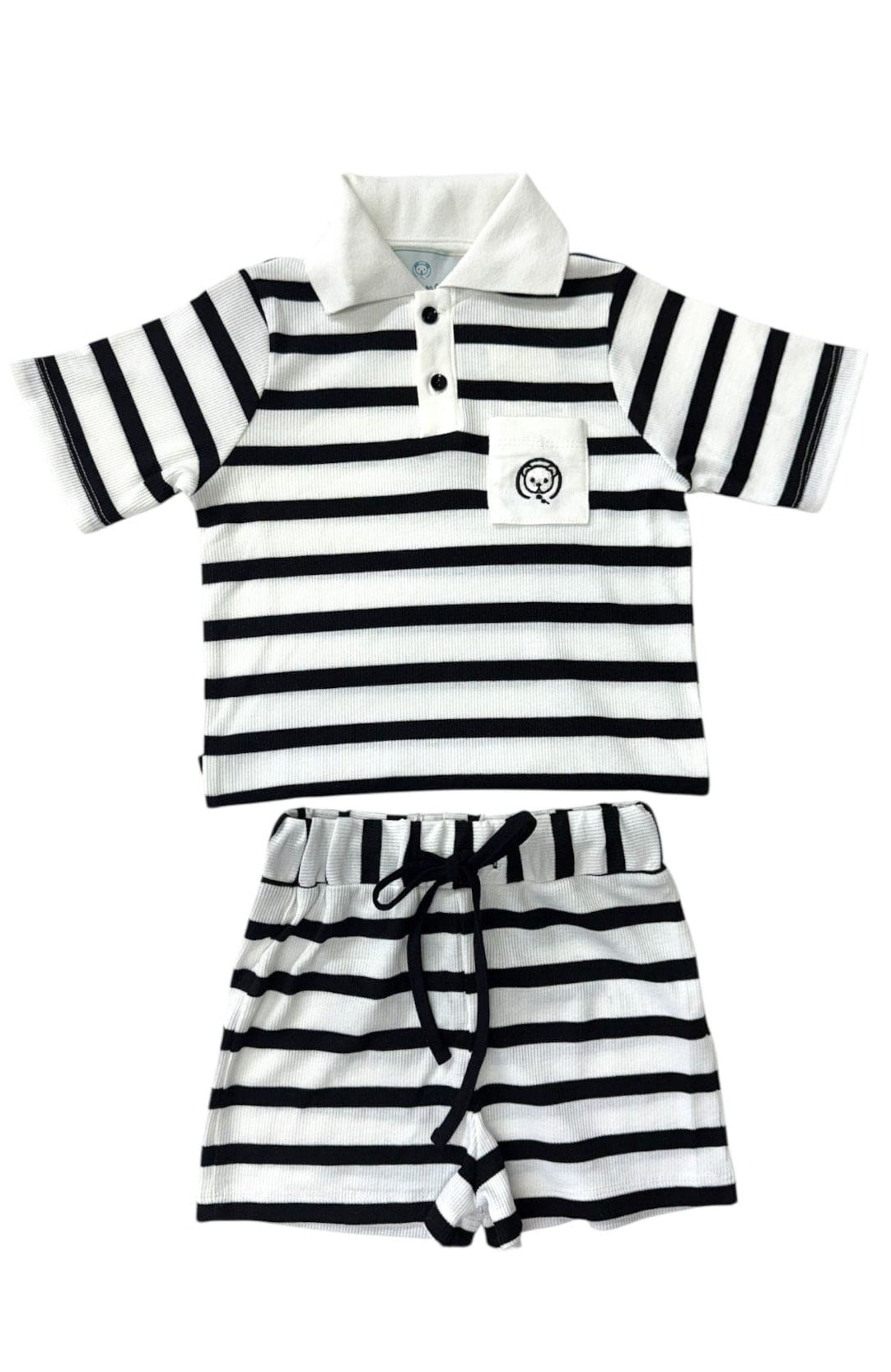 selected Black and White Striped