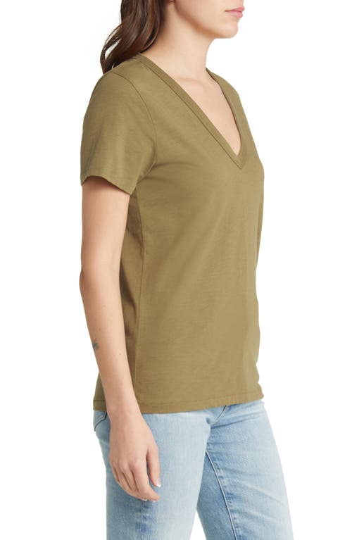 Rag & Bone The Vee Slub Cotton T-shirt