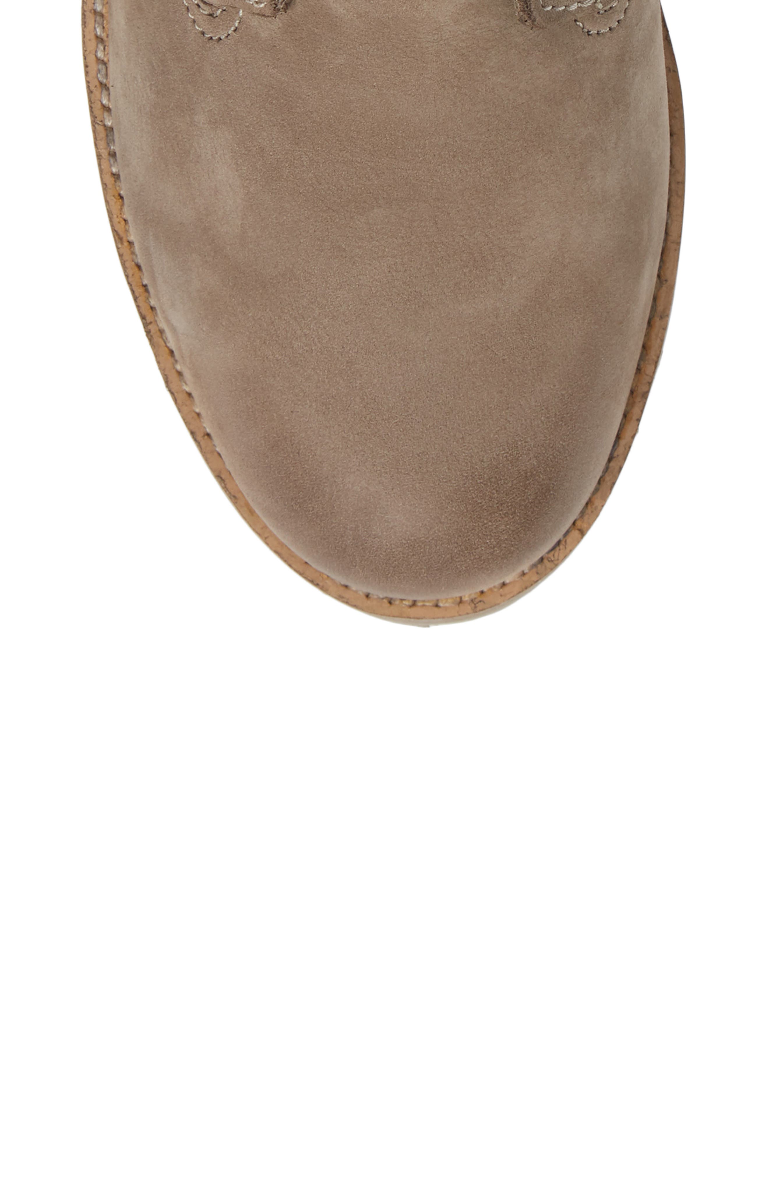 OL22 Lace-Up Boot with Genuine Shearling Lining, Alternate, color, FUNGI LEATHER