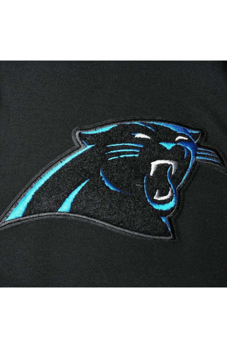 PRO STANDARD Men's Pro Standard Black Carolina Panthers Logo Pullover Hoodie, Alternate, color, 