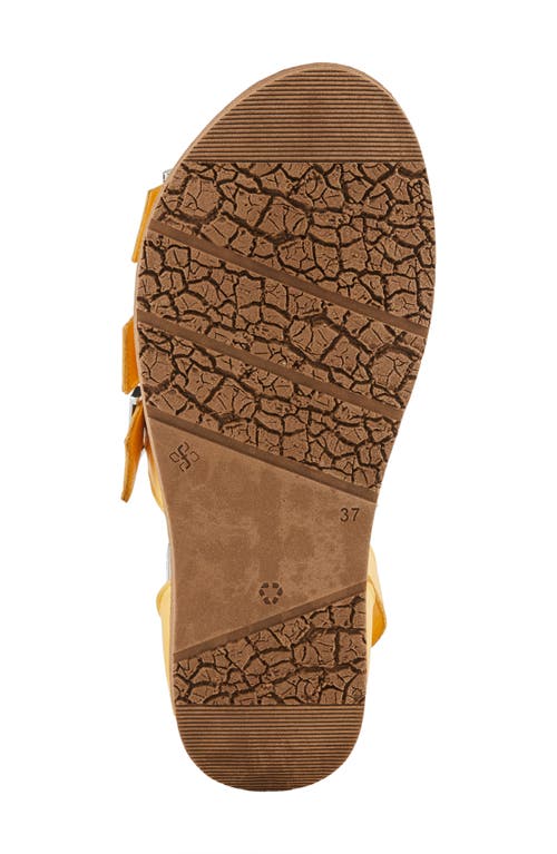 Spring Step Alexcia Ankle Strap Sandal In Yellow