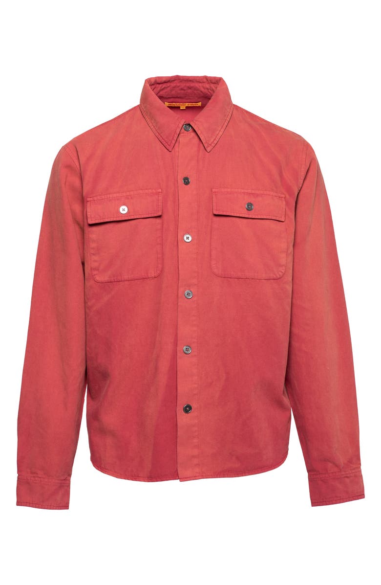 Round Two Overdye Canvas Button-Up Shirt, Alternate, color, 