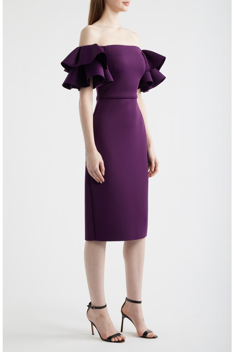 cocktail dresses with sleeves nordstrom Arista Pleated One-Shoulder Long Sleeve Cocktail Dress (Women)