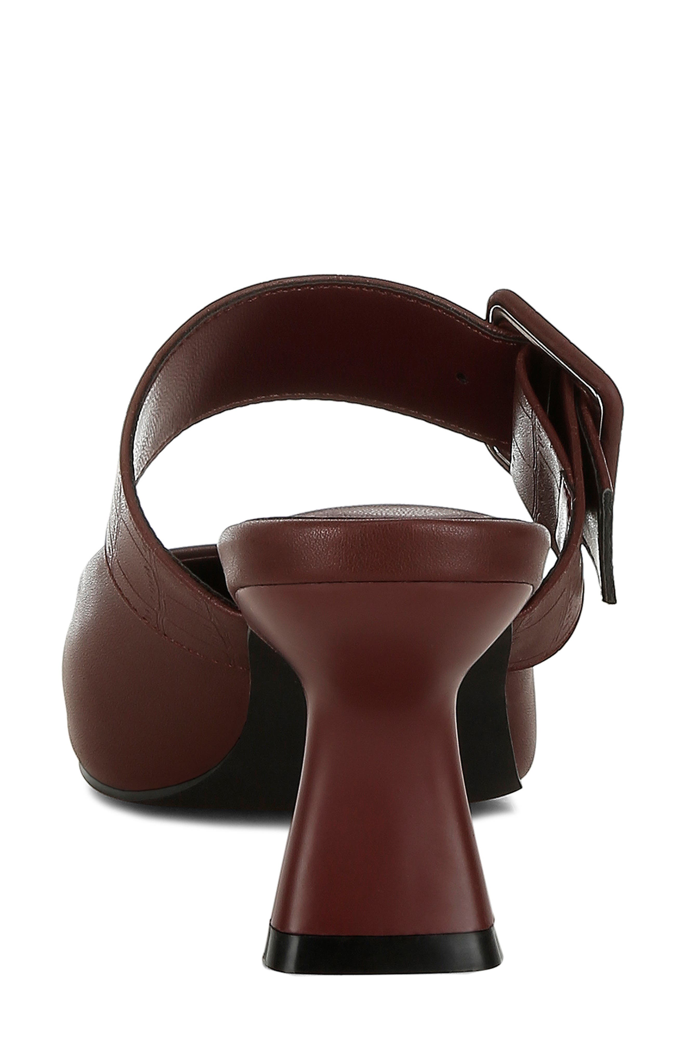 Pointed Toe Mule, Alternate, color, BURGUNDY