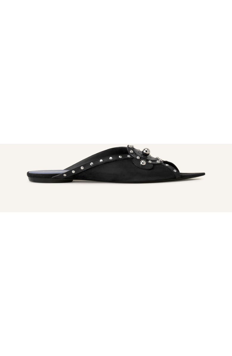Lanvin Eclipse Arch Flat Mule, Main, color, Black