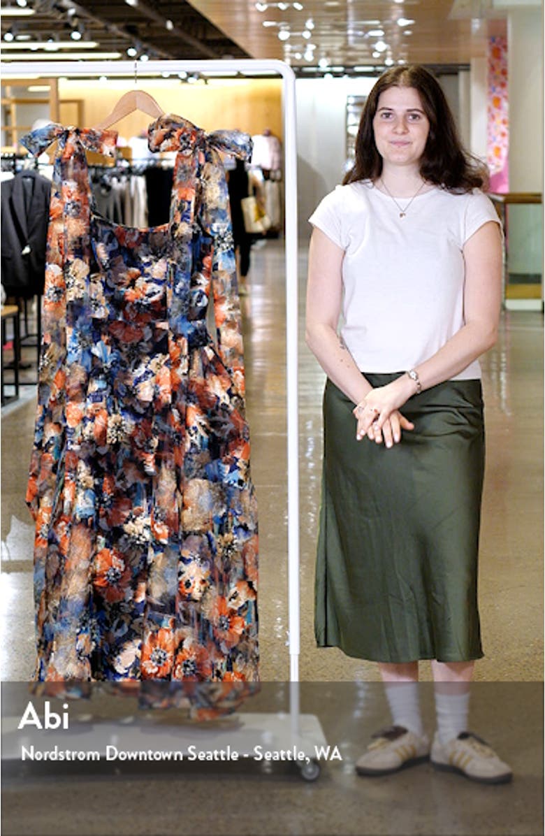 Leila Metallic Cocktail Dress, sales video thumbnail