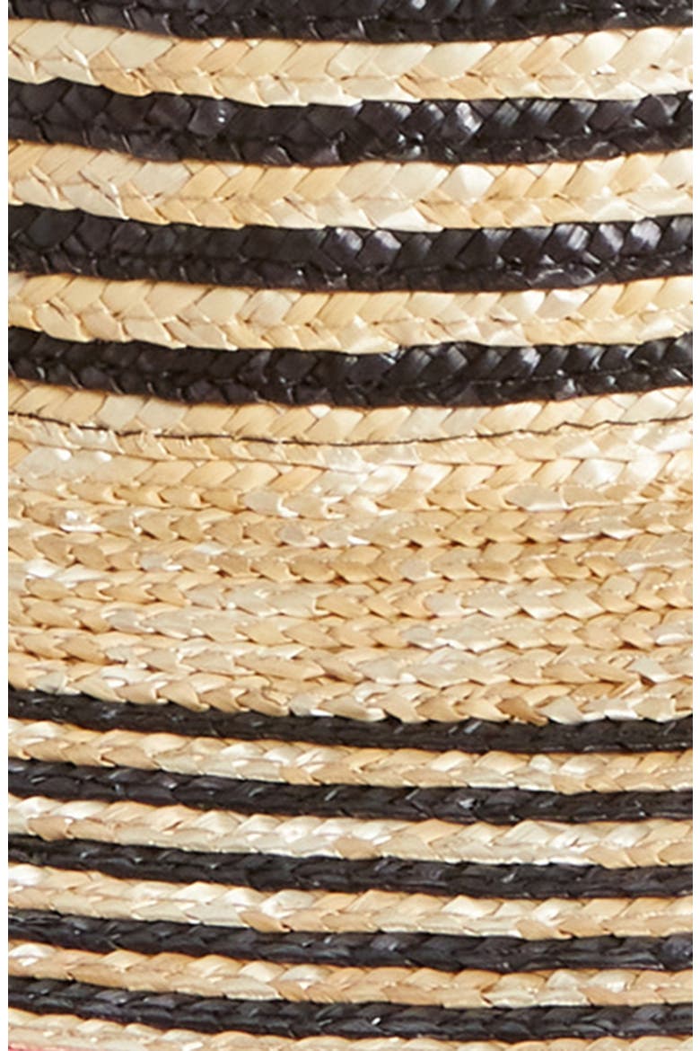 Joanna Straw Visor, Alternate, color, HONEY/ BLACK/ PINK