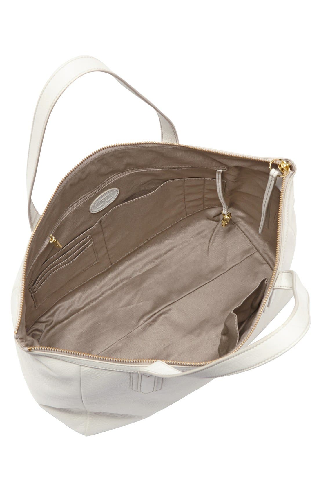 'Sydney' Shopper, Alternate, color, WHITE