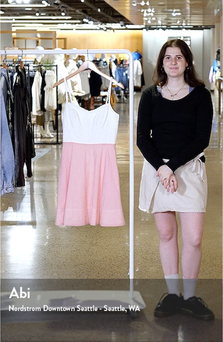 Winslow Eyelet Stripe Cotton Sundress, sales video thumbnail