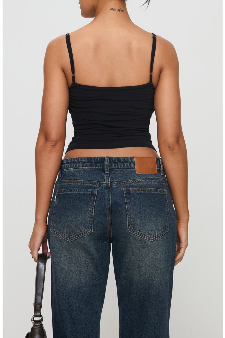 Race My Mind Ruched Camisole, Alternate, color, BLACK