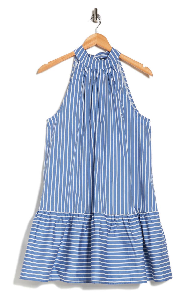 Rachel Parcell Stripe A-Line Minidress, Alternate, color, 