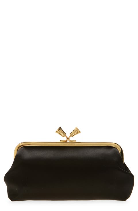 Maud Satin Clutch