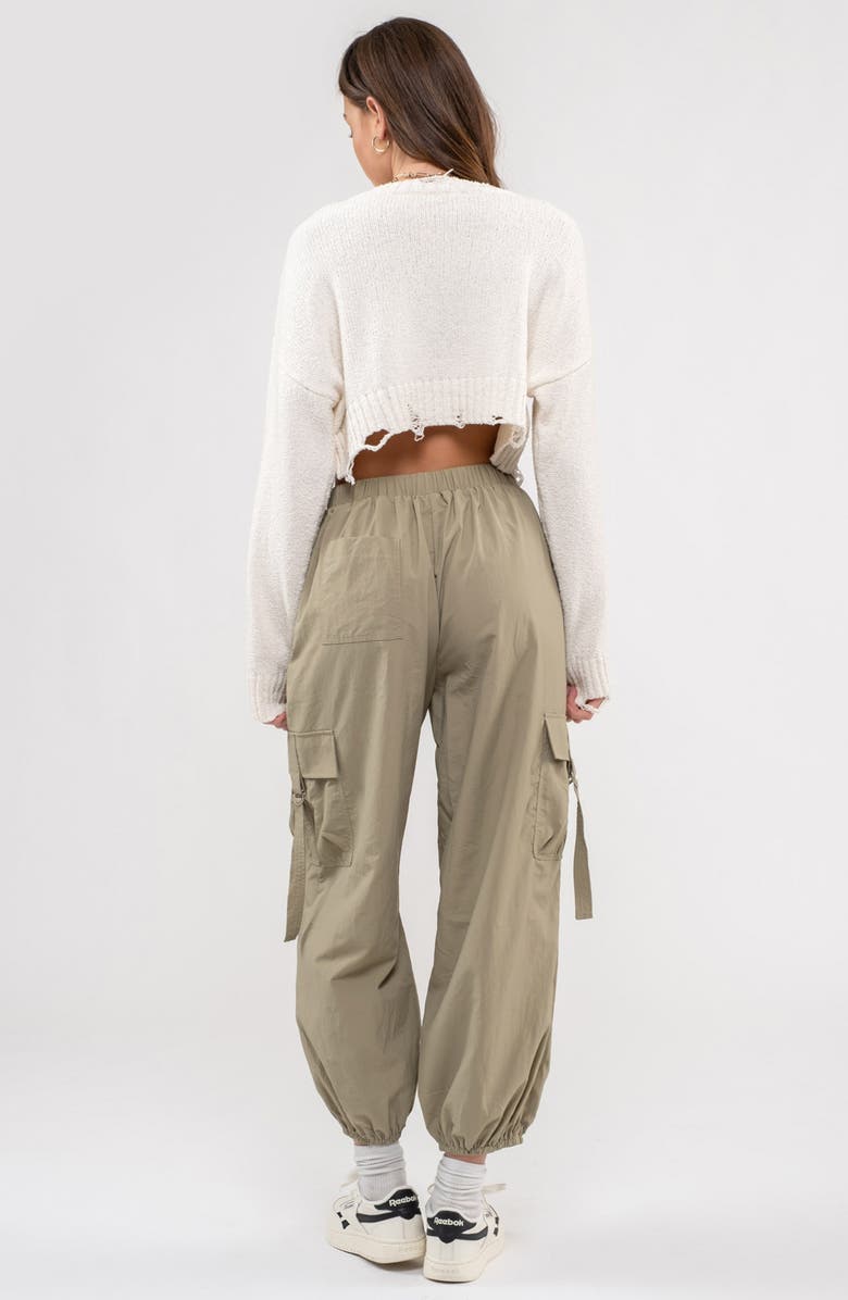 Blu Pepper Cargo Joggers, Alternate, color, Light Olive