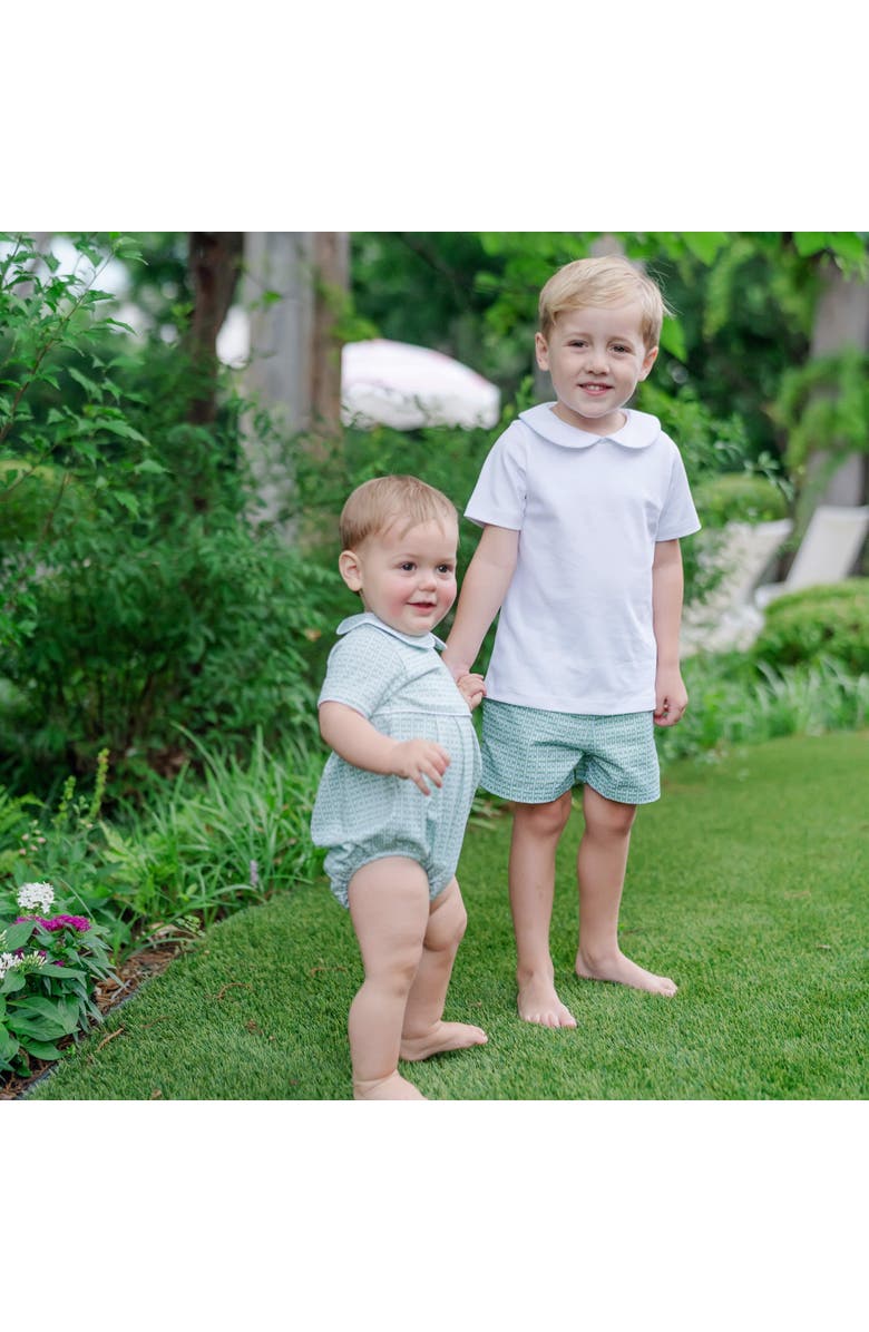 Lila and Hayes Field Boys' Woven Short Set, Alternate, color, Garden Trellis