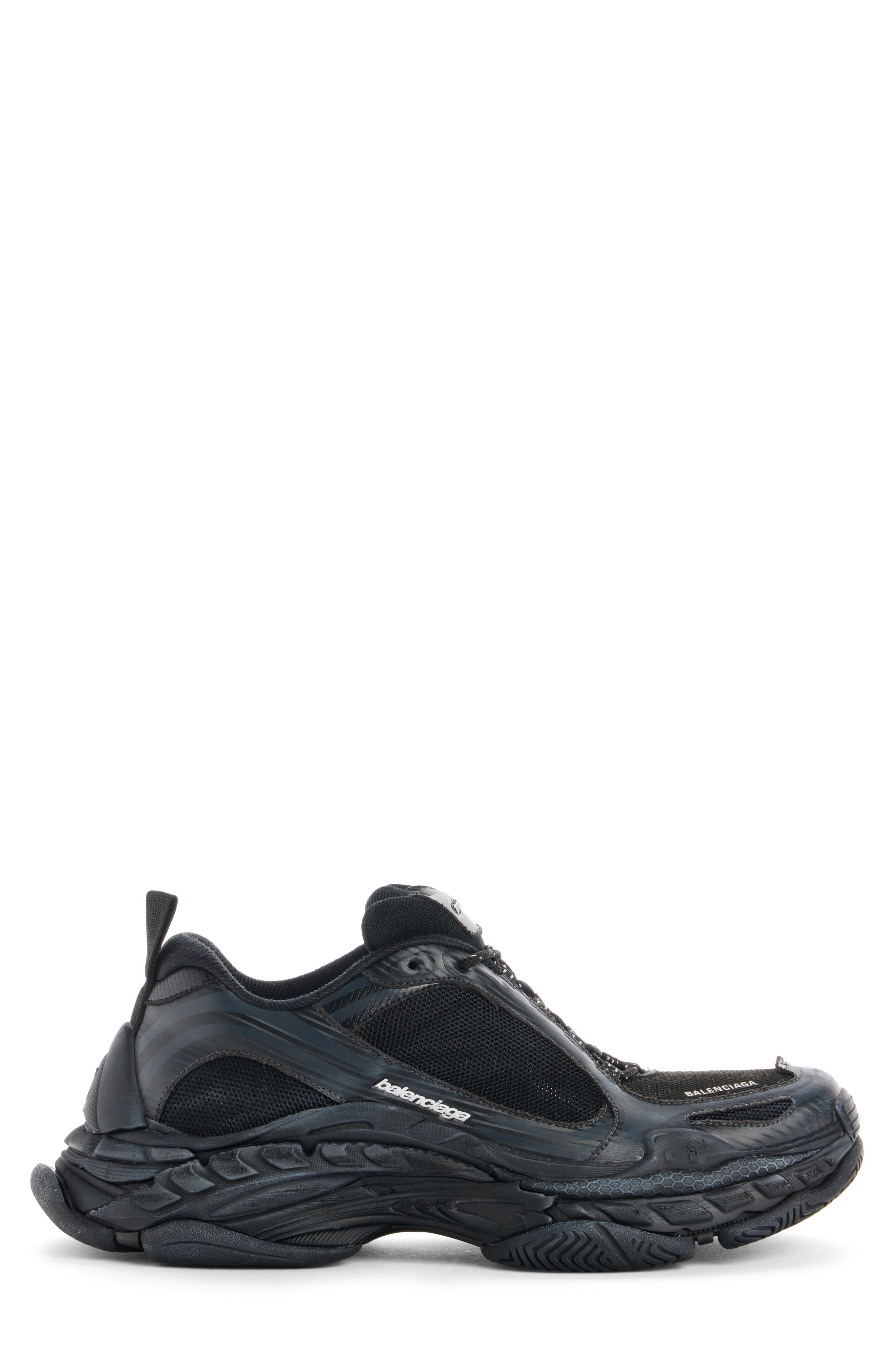 Balenciaga Triple S 2 Sneaker, Alternate, color, Black / Dark Grey