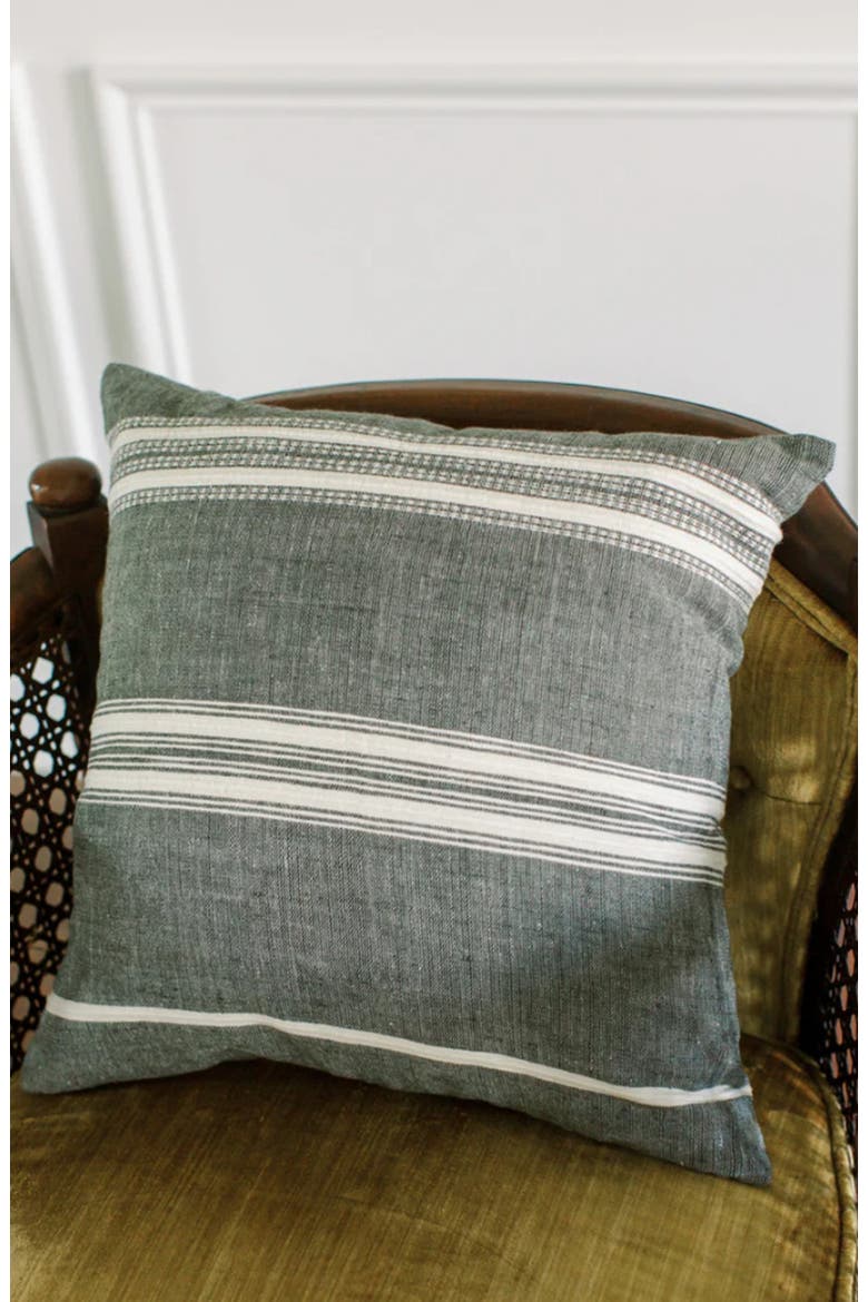 Aden Pillow - Cover Only, Alternate, color, Grey w/ Natural