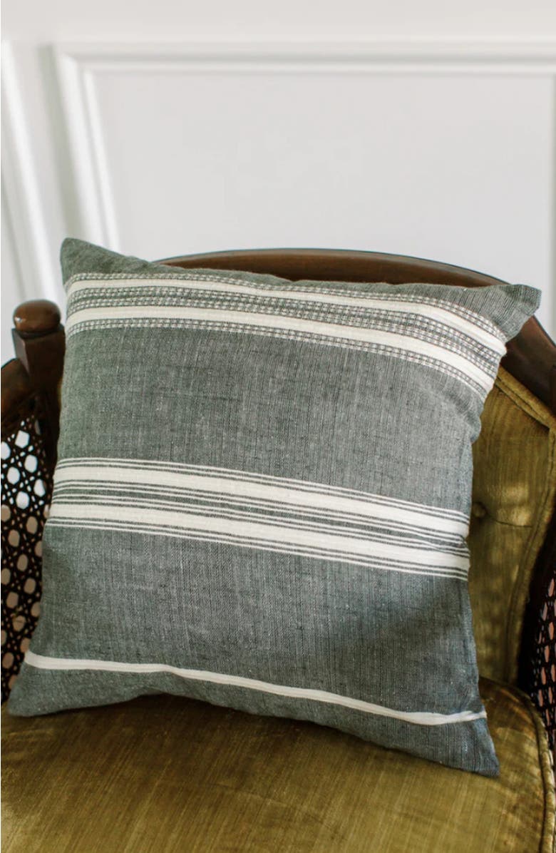 Creative Women Aden Pillow - Cover Only, Alternate, color, Grey W/ Natural