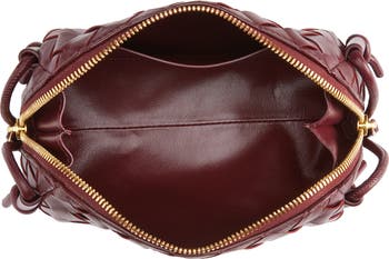 Mini Concert Intrecciato Leather Crossbody Bag