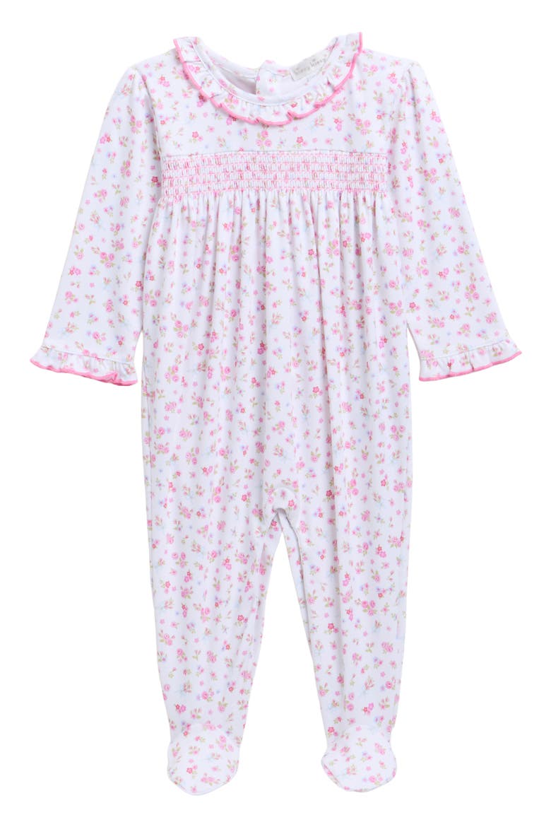 Print Smock Pima Cotton Footie, Main, color, MULTI