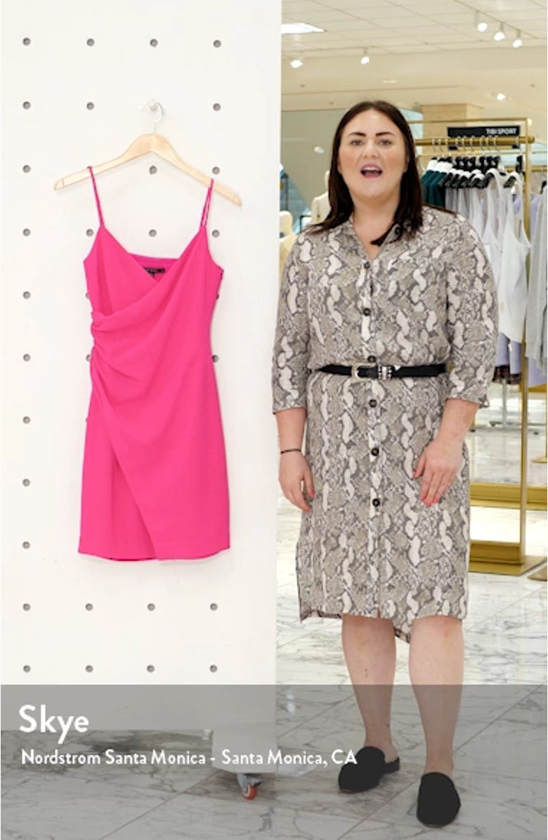 Esthero Crepe Body-Con Dress, sales video thumbnail