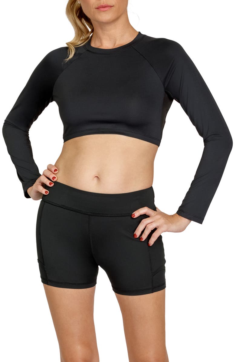Tail Sasha Long Sleeve Crop Tennis Top, Main, color, 