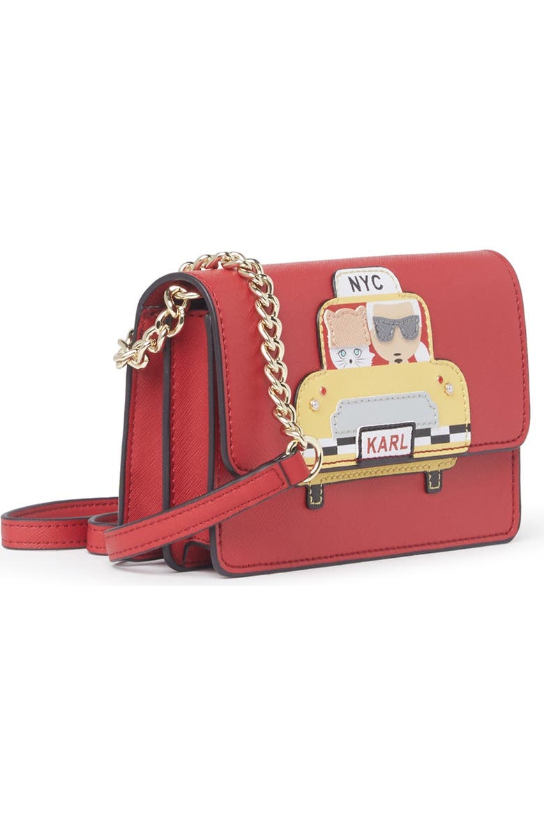 KARL LAGERFELD PARIS Maybelle Printed Crossbody Bag, Alternate, color,