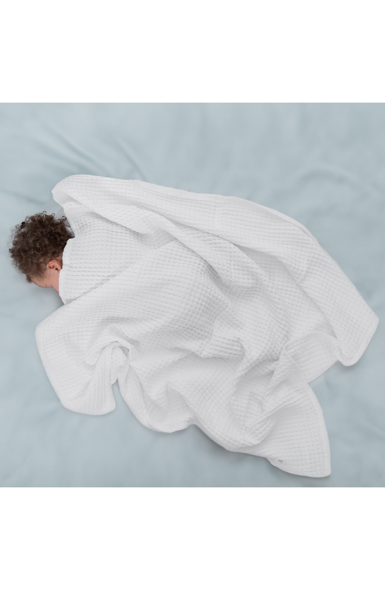 Comfy Cubs Baby Waffle Blankets, Alternate, color, White