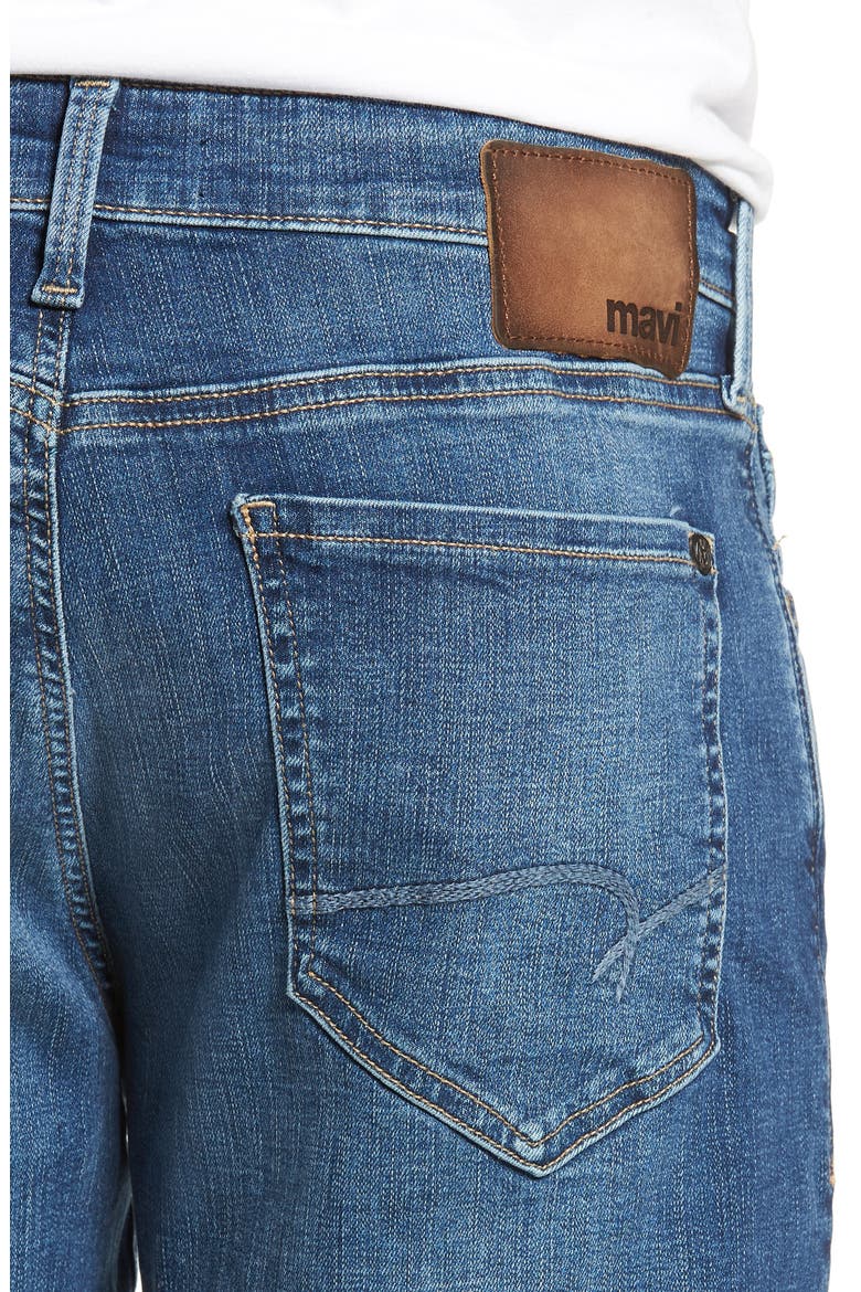 Matt Relaxed Straight Leg Jeans, Alternate, color, MID BRUSHED CASHMERE