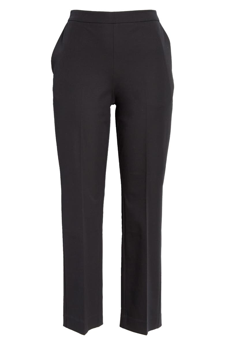 Eileen Fisher High Waist Stretch Organic Cotton Pants, Alternate, color,