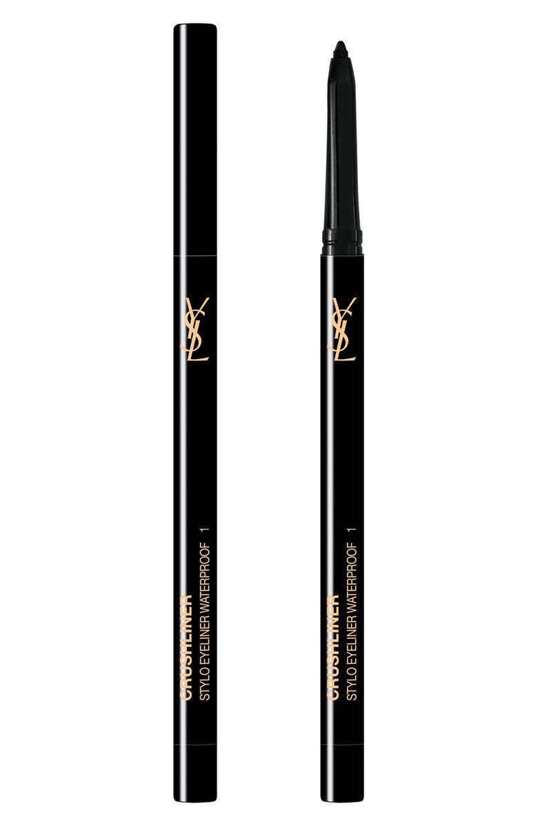 Yves Saint Laurent Crushliner Stylo Waterproof Long-Wear Precise Eyeliner, Main, color, 1 Black