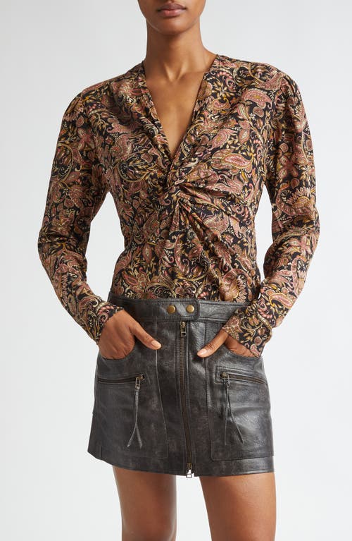 ISABEL MARANT ÉTOILE ISABEL MARANT ÉTOILE CLAUDINE ZIP FAULX LEATHER MINISKIRT