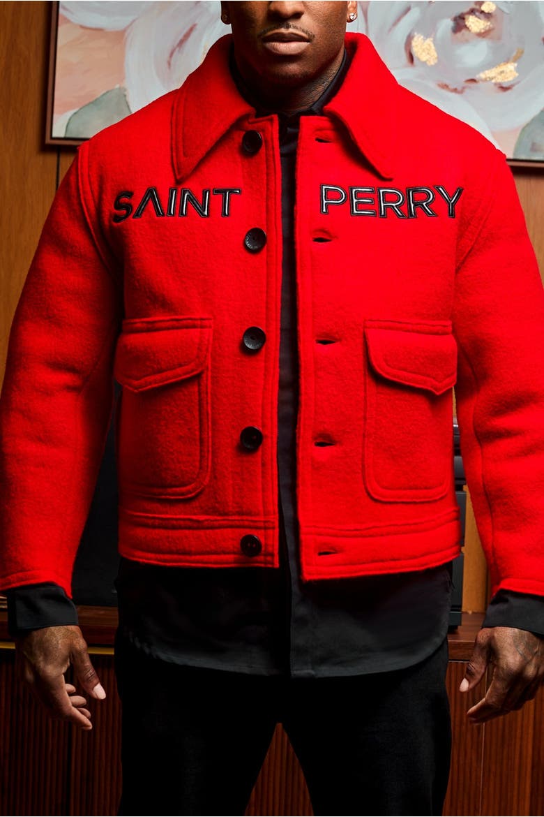 The Love Boxy Jacket, Alternate, color, Red