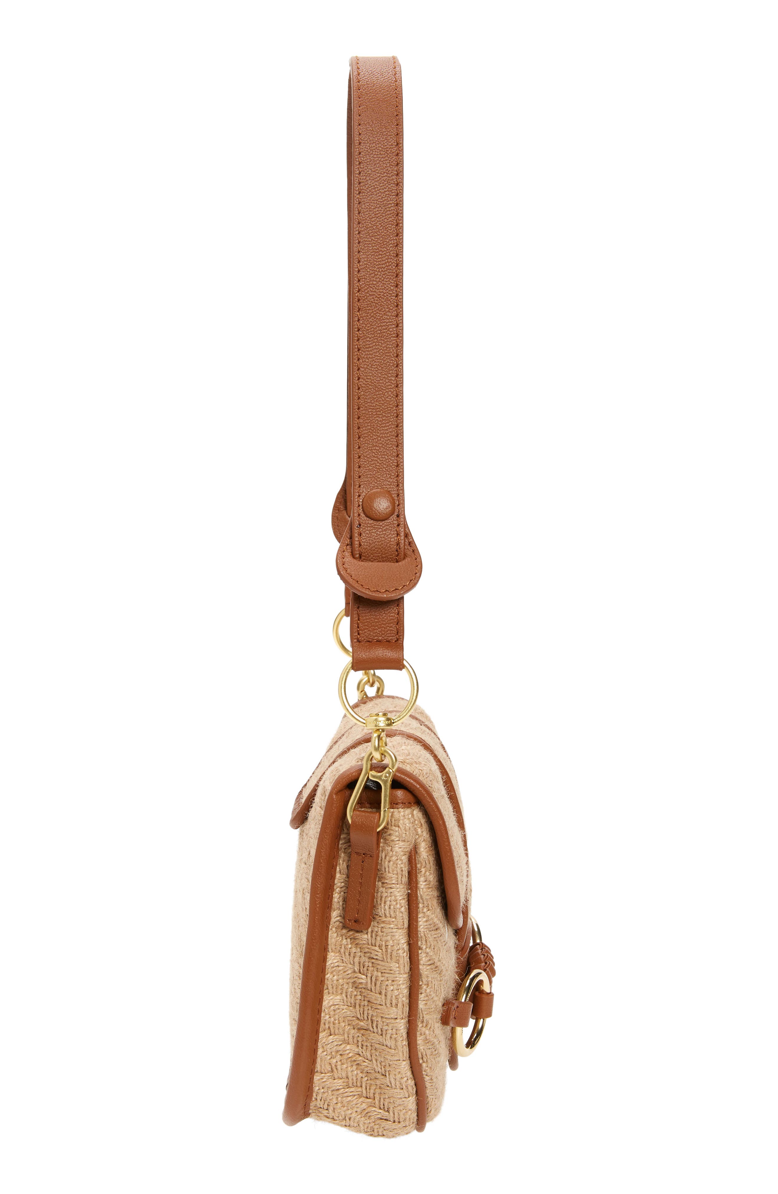 See by Chloé Saddie Jute Shoulder Bag, Alternate, color, 