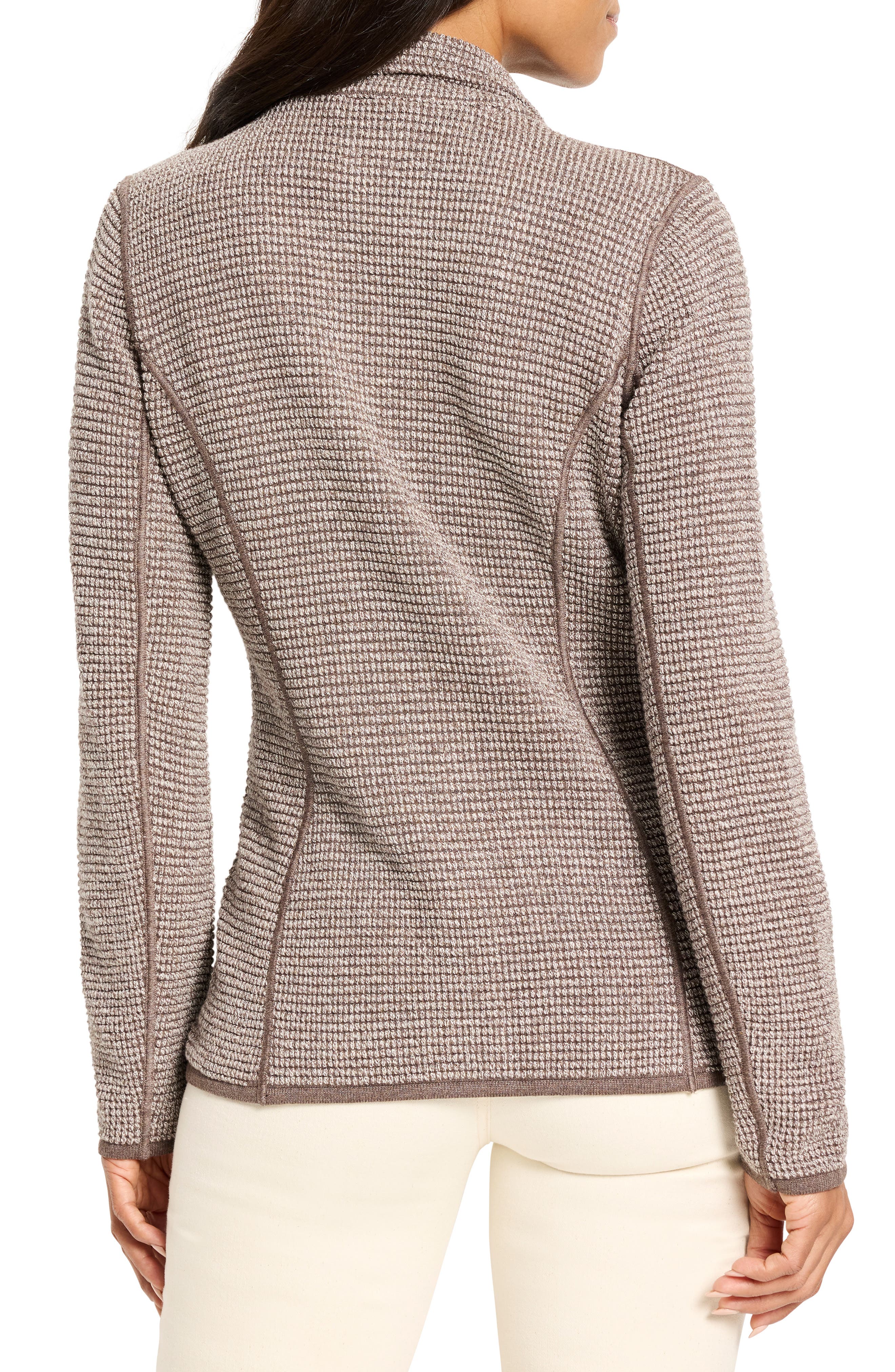 Pixel Knit Cotton Blend Blazer - image 2