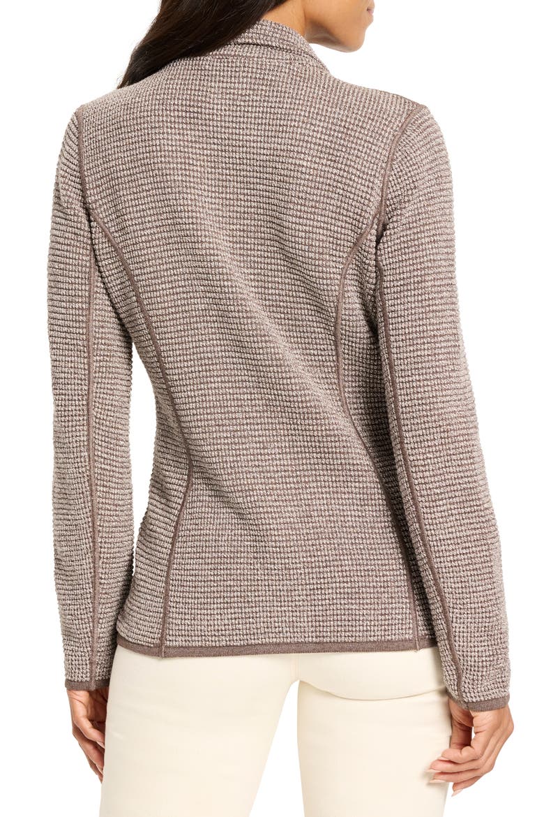 Pixel Knit Cotton Blend Blazer, Alternate, color, BROWN MULTI