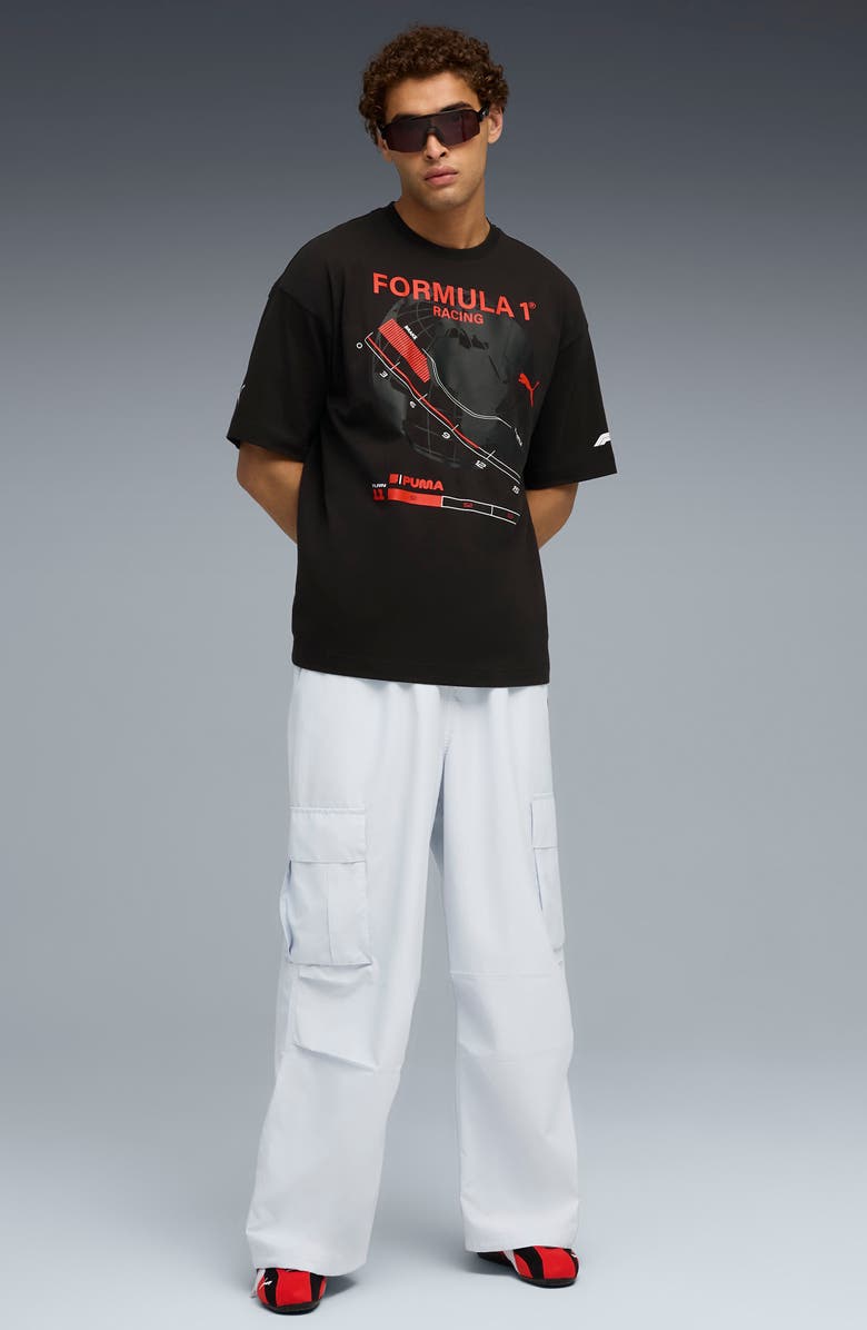 PUMA Relaxed Formula 1<sup>®</sup> Graphic T-Shirt, Alternate, color, Puma Black