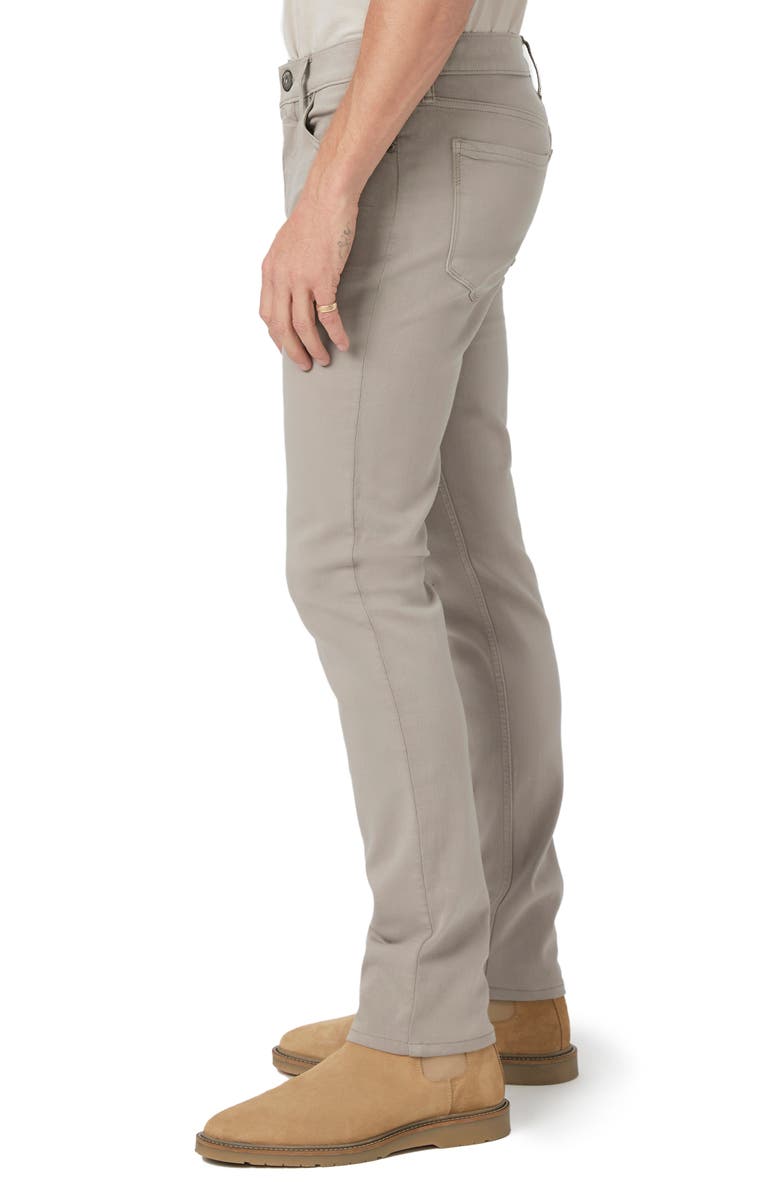 PAIGE Transcend Lennox Slim Tapered Leg Five Pocket Pants, Alternate, color, Silv Pearl
