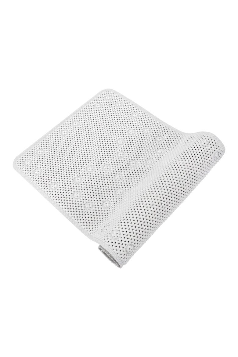 Nonskid Double Foam Bath Mat, Main, color, WHITE