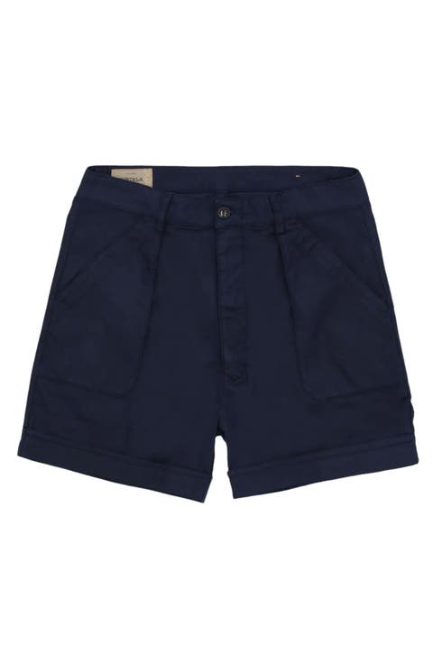 Haute Twill Cotton Shorts