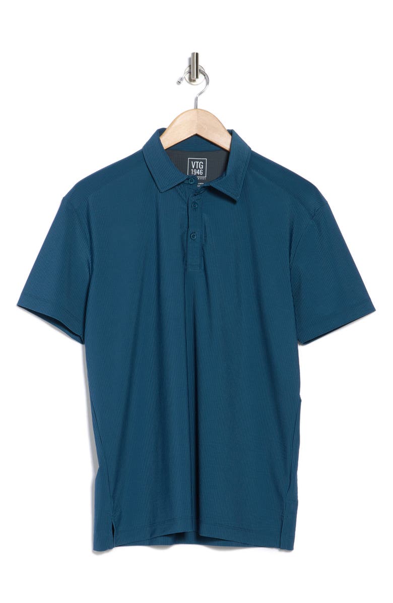 Vintage 1946 Hybrid Seersucker Performance Polo, Alternate, color, Navy