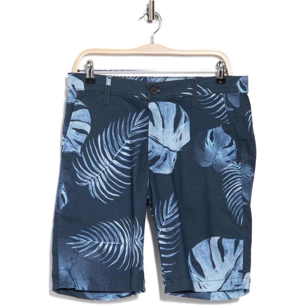 Ag Griffin Geo Print Flat Front Shorts