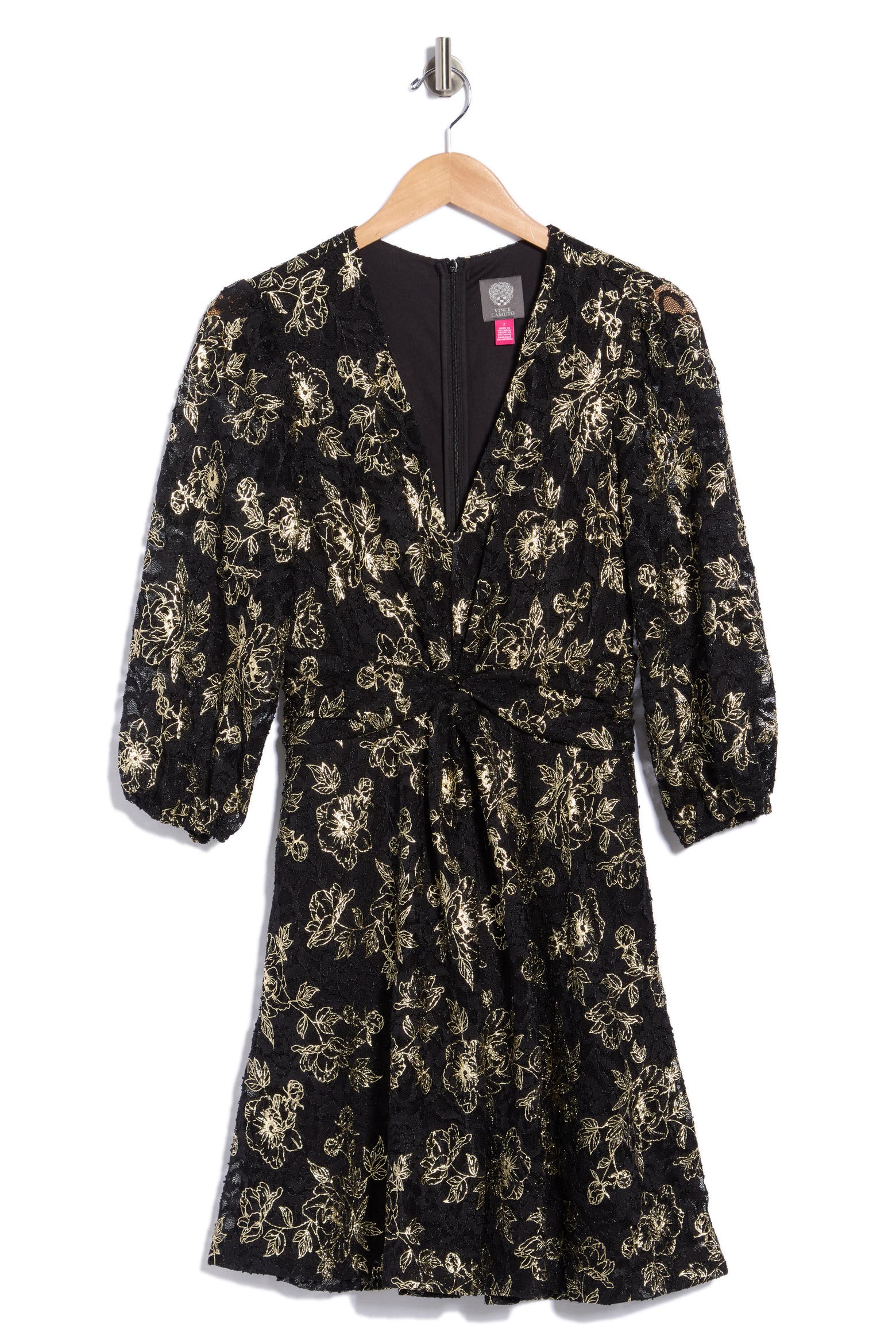 Lace Balloo Color Vince Camuto Floral Lace Balloon Sleeve Dress (Women) | Nordstromrack
