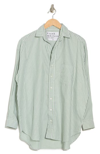 Frank & Eileen Shirley Stripe Oversize Button-up Shirt