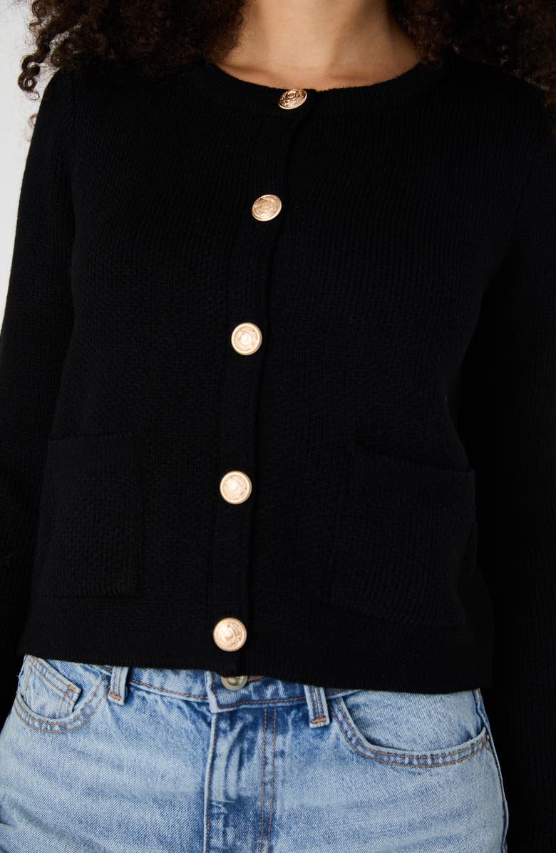 French Connection Babysoft Cardigan Sweater, Alternate, color, 